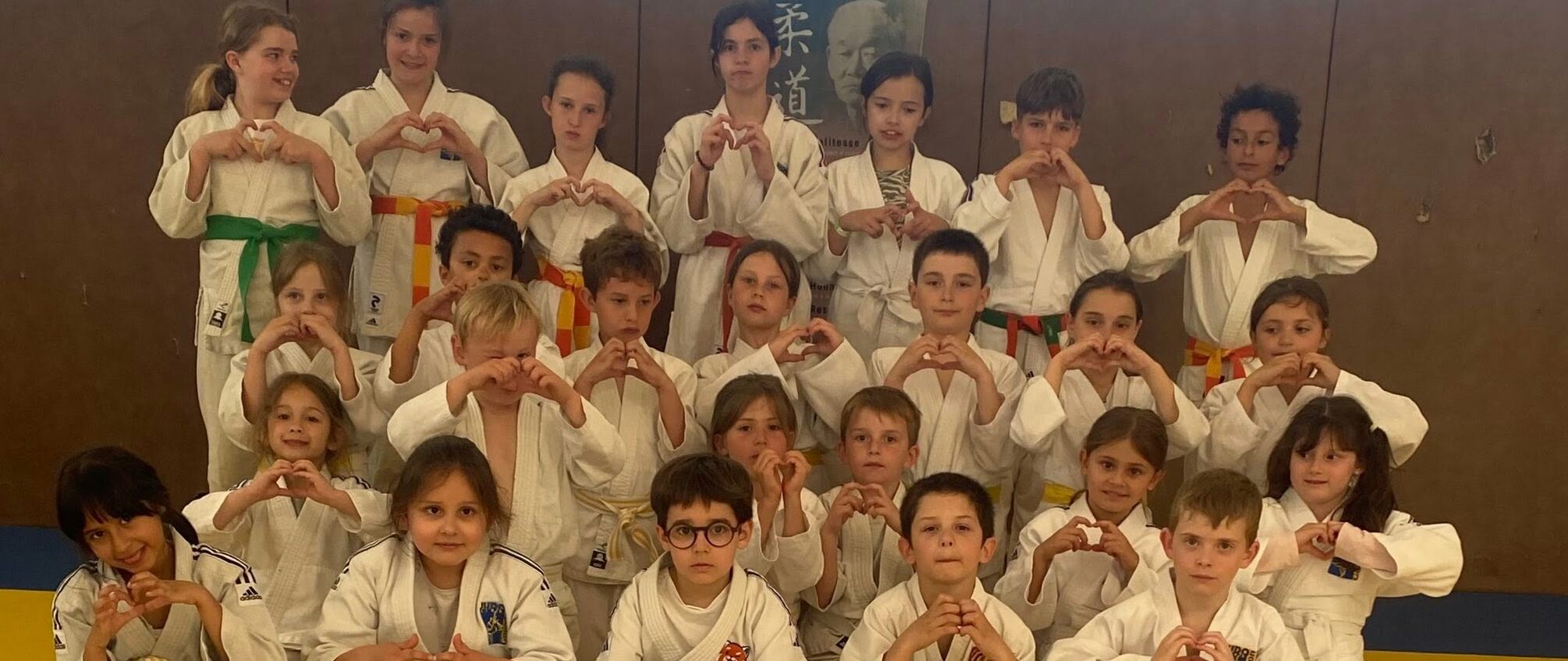 Groupe de judokas
